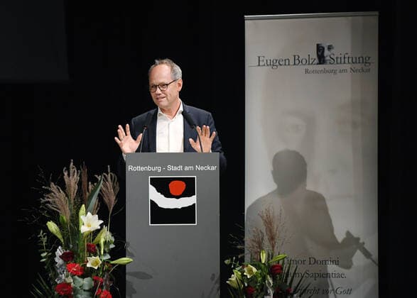 Rottenburg 30.09.2021 Verleihung des Eugen-Bolz-Preis 2021 Laudator Prof. Dr. Kai Gniffke (SWR)