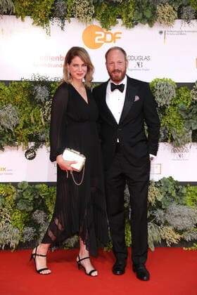 Rike Schmid und Johann von Bülow bei der Ankunft zur Verleihung Deutscher Filmpreis am 1.09.2021 in Berlin Deutscher Filmpreis 2021 in Berlin - Ankunft Roter Teppich