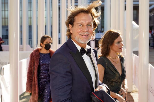 01.10.2021, Berlin, Deutschland, GER, Verleihung Deutscher Filmpreis Lola.Palais am Funkturm.Thomas Heinze bei der Ankunft.