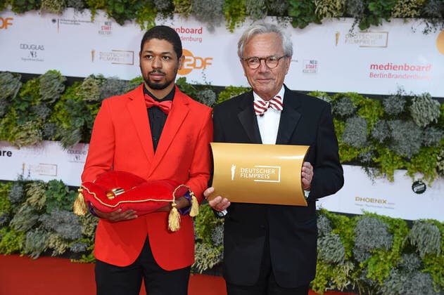 Noah March, Notarsvertreter Hellmut Sieglerschmidt Deutscher Filmpreis 2021 im Palais am Funkturm (Messe Berlin) in Berlin am 01.10.2021