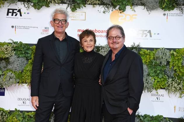 Entertainment Bilder des Tages Dominic Raacke, Katrin Sass, Juergen Tarrach Deutscher Filmpreis 2021 im Palais am Funkturm (Messe Berlin) in Berlin am 01.10.2021