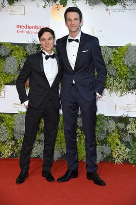 Sebastian Urzendowsky, Sabin Tambrea Deutscher Filmpreis 2021 im Palais am Funkturm (Messe Berlin) in Berlin am 01.10.2021