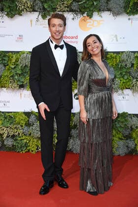Daniel Donskoy mit Mutter Olga Deutscher Filmpreis 2021 im Palais am Funkturm (Messe Berlin) in Berlin am 01.10.2021
