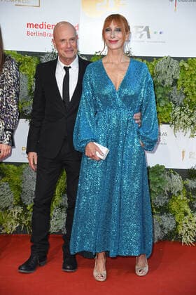 Andrea Sawatzki mit Ehemann Christian Berkel Deutscher Filmpreis 2021 im Palais am Funkturm (Messe Berlin) in Berlin am 01.10.2021