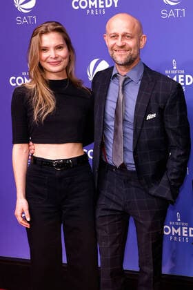 Maike Jüttendonk und Jürgen Vogel bei der Verleihung von Der Deutsche Comedypreis 2021 am 1.10.2021 in Köln Deutscher Comedypreis 2021 in Köln