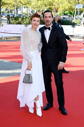 Alina Levshin und Sönke Möhring bei der 71. Verleihung des Deutschen Filmpreises 2021 im Palais am Funkturm in der Messe Berlin. Berlin, 01.10.2021