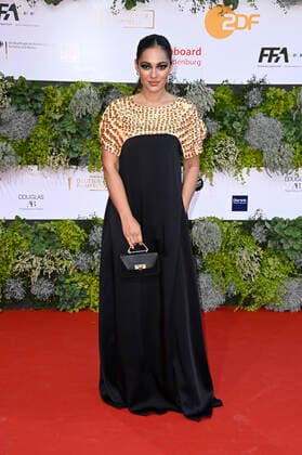 Nilam Farooq bei der 71. Verleihung des Deutschen Filmpreises 2021 im Palais am Funkturm in der Messe Berlin. Berlin, 01.10.2021