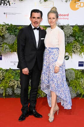 Hannes Wegener und Susanne Bormann bei der 71. Verleihung des Deutschen Filmpreises 2021 im Palais am Funkturm in der Messe Berlin. Berlin, 01.10.2021