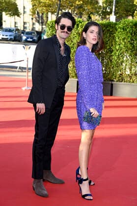Maximilian Befort und Caroline Hartig bei der 71. Verleihung des Deutschen Filmpreises 2021 im Palais am Funkturm in der Messe Berlin. Berlin, 01.10.2021