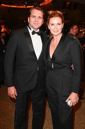 Pierre Kiwitt und Veronica Ferres bei der Aftershow Party nach der 71. Verleihung des Deutschen Filmpreises 2021 im Palais am Funkturm in der Messe Berlin. Berlin, 01.10.2021