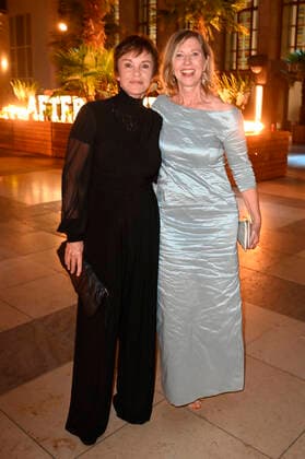 Katrin Sass und Petra Zieser bei der Aftershow Party nach der 71. Verleihung des Deutschen Filmpreises 2021 im Palais am Funkturm in der Messe Berlin. Berlin, 01.10.2021