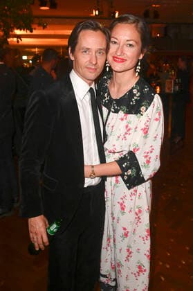 Tom Schilling mit Ehefrau Annie Mosebach bei der Aftershow Party nach der 71. Verleihung des Deutschen Filmpreises 2021 im Palais am Funkturm in der Messe Berlin. Berlin, 01.10.2021