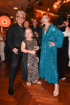 Dominic Raacke, Christine Urspruch und Andrea Sawatzki bei der Aftershow Party nach der 71. Verleihung des Deutschen Filmpreises 2021 im Palais am Funkturm in der Messe Berlin. Berlin, 01.10.2021