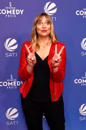 Mirja Regensburg bei der Verleihung des 25. Deutschen Comedypreises 2021 in Brainpool TV Studio. Köln, 01.10.2021