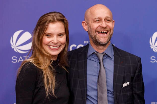 Maike Jüttendonk und Jürgen Vogel bei der Verleihung des 25. Deutschen Comedypreises 2021 in Brainpool TV Studio. Köln, 01.10.2021