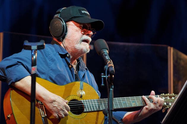 October 2, 2021, Madrid, Spain: Cuban singer-songwriter Silvio Rodriguez performs during a new tour where he presented his album, Para la Espera Madrid Spain - ZUMAs197 20211002_zaa_s197_129 Copyright: xAtilanoxGarciax