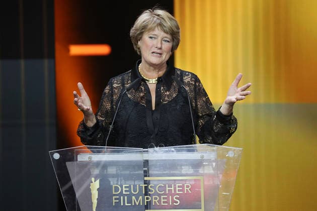 Deutscher Filmpreis 2021 Monika Grütters bei der Show während der Verleihung Deutscher Filmpreis 2021 in der Messe Berlin Copyright: xEventpressxRadkex