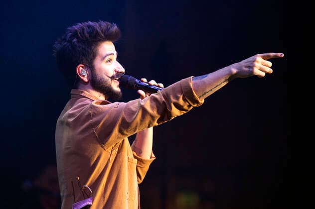 Camilo live im Rahmen seiner Mis Manos Tour im Tempodrom. Berlin, 03.10.2021