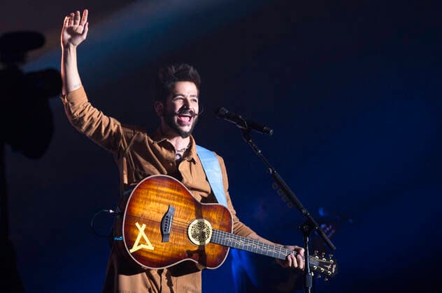Camilo live im Rahmen seiner Mis Manos Tour im Tempodrom. Berlin, 03.10.2021