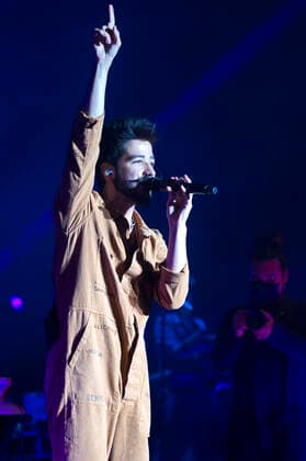 Camilo live im Rahmen seiner Mis Manos Tour im Tempodrom. Berlin, 03.10.2021