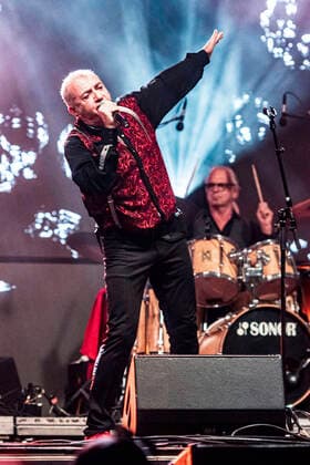 Andre Herzberg und Stefan Dohanetz von Pankow live beim Canaletto - Das Dresdner Stadtfest 2021 auf der Bühne Theaterplatz. Dresden, 03.10.2021
