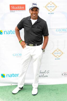 Sugar Ray Leonard beim 14. George Lopez Celebrity Golf Classic Turnier im Lakeside Country Club. Toluca Lake, 04.10.2021