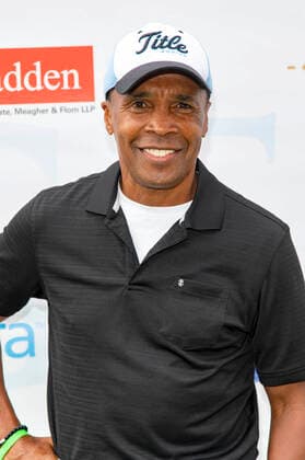 Sugar Ray Leonard beim 14. George Lopez Celebrity Golf Classic Turnier im Lakeside Country Club. Toluca Lake, 04.10.2021