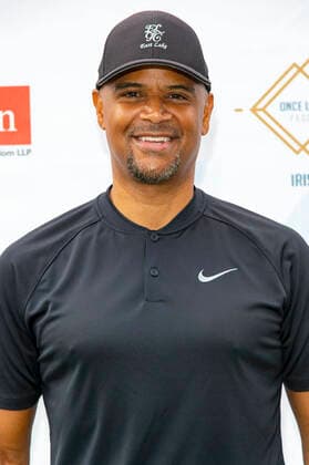 Dondre Whitfield beim 14. George Lopez Celebrity Golf Classic Turnier im Lakeside Country Club. Toluca Lake, 04.10.2021