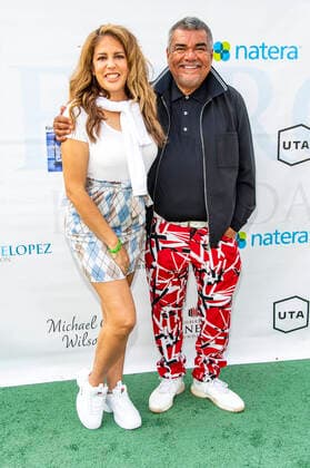 Lizza Monet Morales und George Lopez beim 14. George Lopez Celebrity Golf Classic Turnier im Lakeside Country Club. Toluca Lake, 04.10.2021