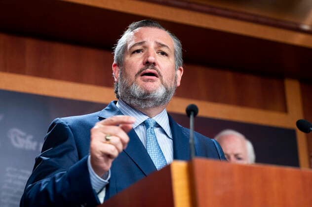 October 6, 2021, Washington, DC, United States: October 6, 2021 - Washington, DC, United States: U.S. Senator TED CRUZ (R-TX) speaking at a press conference about the Southern Border. Washington United States - ZUMAb161 20211006_zap_b161_013 Copyright: xMichaelxBrochsteinx