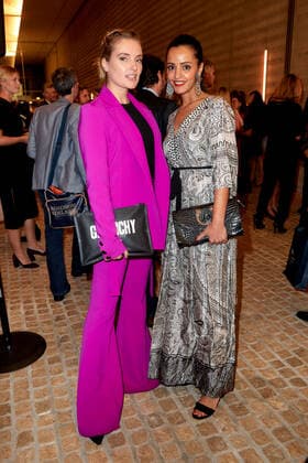 Bold Woman Award 2021 Marie von den Benken und Sawsan Chebli beim Empfang vor der Verleihung des Bold Woman Awards von Veuve Clicquot in der Französischen Botschaft in Berlin. Copyright: xEventpressxGolejewskix