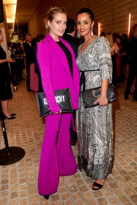 Bold Woman Award 2021 Marie von den Benken und Sawsan Chebli beim Empfang vor der Verleihung des Bold Woman Awards von Veuve Clicquot in der Französischen Botschaft in Berlin. Copyright: xEventpressxGolejewskix