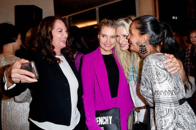 Bold Woman Award 2021 Natalia Wörner, Marie von den Benken, Mia Florentine Weiss und Sawsan Chebli beim Empfang vor der Verleihung des Bold Woman Awards von Veuve Clicquot in der Französischen Botschaft in Berlin. Copyright: xEventpressxGolejewskix