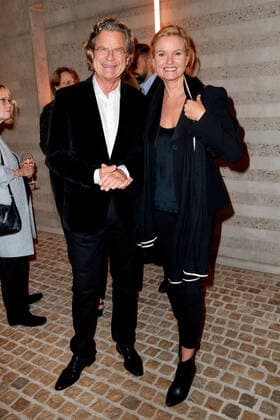 Bold Woman Award 2021 Florian Langenscheidt und Carola Ferstl beim Empfang vor der Verleihung des Bold Woman Awards von Veuve Clicquot in der Französischen Botschaft in Berlin. Copyright: xEventpressxGolejewskix