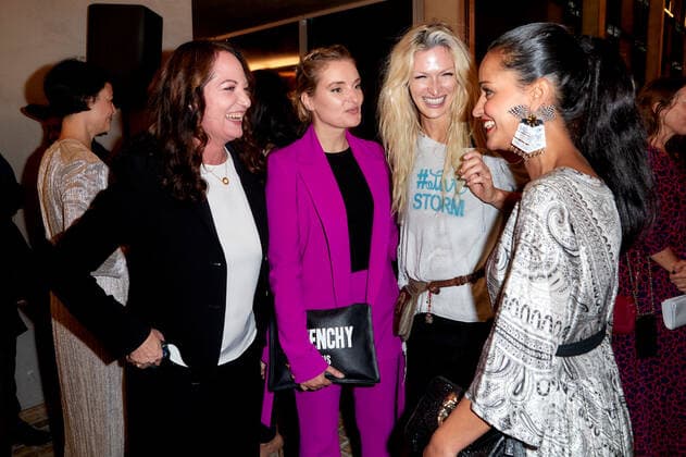 Bold Woman Award 2021 Natalia Wörner, Marie von den Benken, Mia Florentine Weiss und Sawsan Chebli beim Empfang vor der Verleihung des Bold Woman Awards von Veuve Clicquot in der Französischen Botschaft in Berlin. Copyright: xEventpressxGolejewskix
