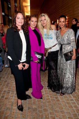 Bold Woman Award 2021 Natalia Wörner, Marie von den Benken, Mia Florentine Weiss und Sawsan Chebli beim Empfang vor der Verleihung des Bold Woman Awards von Veuve Clicquot in der Französischen Botschaft in Berlin. Copyright: xEventpressxGolejewskix