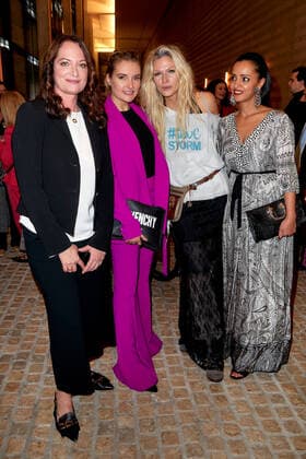 Bold Woman Award 2021 Natalia Wörner, Marie von den Benken, Mia Florentine Weiss und Sawsan Chebli beim Empfang vor der Verleihung des Bold Woman Awards von Veuve Clicquot in der Französischen Botschaft in Berlin. Copyright: xEventpressxGolejewskix