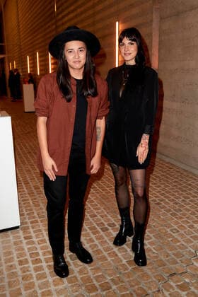 Bold Woman Award 2021 Diana Kinnert und Lucie Herrmann beim Empfang vor der Verleihung des Bold Woman Awards von Veuve Clicquot in der Französischen Botschaft in Berlin. Copyright: xEventpressxGolejewskix