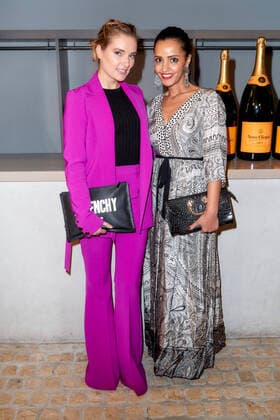 Bold Woman Award 2021 Marie von den Benken und Sawsan Chebli beim Empfang vor der Verleihung des Bold Woman Awards von Veuve Clicquot in der Französischen Botschaft in Berlin. Copyright: xEventpressxGolejewskix