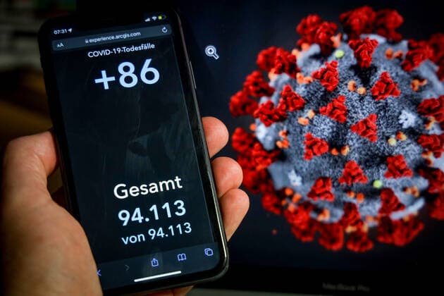 Coronavirus in Deutschland - Covid-19-Dashboard des Robert Koch-Institut 08.10.2021: Robert Koch-Institut: 7-Tage-Inzidenz 63,8. 7-Tage-Fallzahl 53.045. COVID-19-Fälle 4.293.807. Zugang um 10.429 gegenüber dem Vortag. COVID-19-Todesfälle 94.113. Zugang um 86 gegenüber dem Vortag.