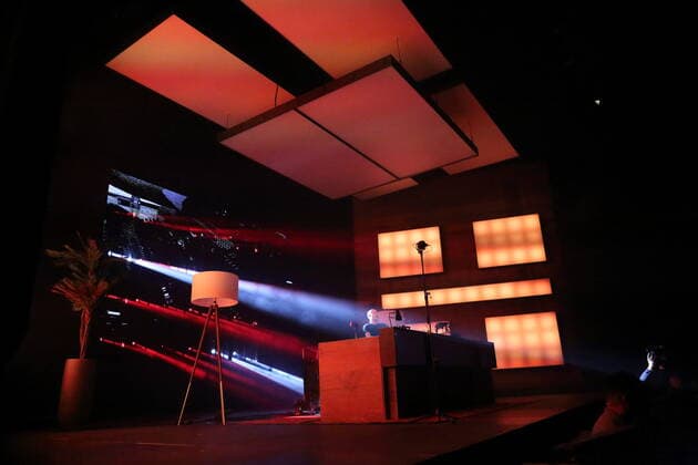 Paul Kalkbrenner bei einem Konzert in der Verti Music Hall in Berlin, 8. Oktober 2021. Paul Kalkbrenner in Berlin