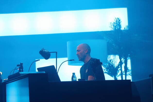 Paul Kalkbrenner bei einem Konzert in der Verti Music Hall in Berlin, 8. Oktober 2021. Paul Kalkbrenner in Berlin