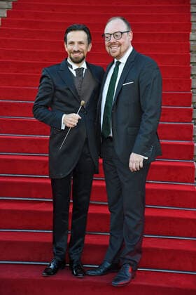 Cornelius Meister, Dr. Clemens Trautmann beim Opus Klassik 2021 im Konzerthaus am Gendarmenmarkt in Berlin am 10.10.2021