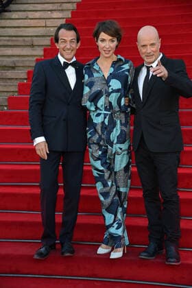 Hans Werner Meyer, Julia Koschitz, Christian Berkel beim Opus Klassik 2021 im Konzerthaus am Gendarmenmarkt in Berlin am 10.10.2021