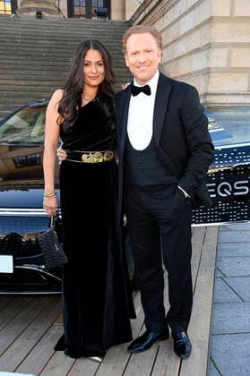 Daniel Hope mit Ehefrau Silvana bei der Verleihung des Opus Klassik 2021 im Konzerthaus am Gendarmenmarkt. Berlin, 10.10.2021