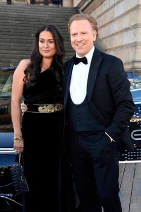 Daniel Hope mit Ehefrau Silvana bei der Verleihung des Opus Klassik 2021 im Konzerthaus am Gendarmenmarkt. Berlin, 10.10.2021