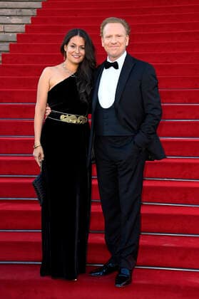 Daniel Hope mit Ehefrau Silvana bei der Verleihung des Opus Klassik 2021 im Konzerthaus am Gendarmenmarkt. Berlin, 10.10.2021