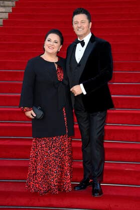 Piotr Beczala mit Ehefrau Katarzyna bei der Verleihung des Opus Klassik 2021 im Konzerthaus am Gendarmenmarkt. Berlin, 10.10.2021