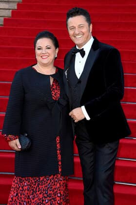 Piotr Beczala mit Ehefrau Katarzyna bei der Verleihung des Opus Klassik 2021 im Konzerthaus am Gendarmenmarkt. Berlin, 10.10.2021