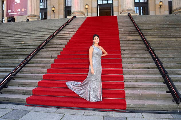 Fatma Said bei der Verleihung des Opus Klassik 2021 im Konzerthaus am Gendarmenmarkt. Berlin, 10.10.2021